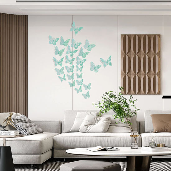 GetUSCart- SAOROPEB 3D Butterfly Wall Decor 48 Pcs 4 Styles 3 Sizes ...