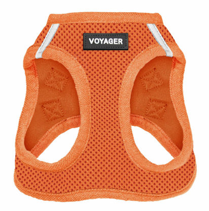 Picture of Voyager Step-in Air Dog Harness - All Weather Mesh Step in Vest Harness for Small and Medium Dogs by Best Pet Supplies - Harness (Orange), XX-Small