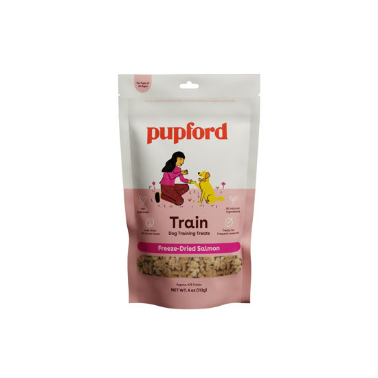 GetUSCart Pupford Freeze Dried Dog Treats 475 Low Calorie Vet Approved All Natural Healthy Puppy Training Treats for Small to Large Dogs Salmon