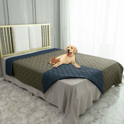 Picture of Ameritex Waterproof Dog Bed Cover Pet Blanket for Furniture Bed Couch Sofa Reversible