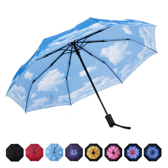 SY COMPACT Travel Umbrella - Windproof & Automatic - Factory