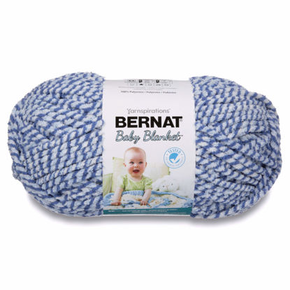 Picture of Bernat Big Ball Baby Blanket Twist Yarn, 10.5 oz, Blue