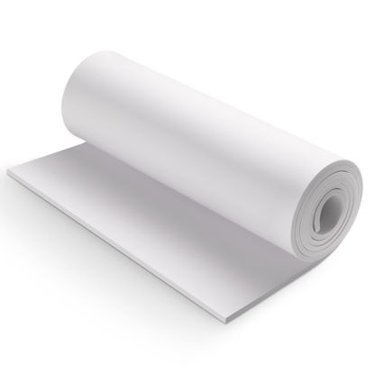 Picture of White Eva Foam Cosplay Sheets roll,Premium eva Foam 5mm Thick,59" x 13.9", High Density 86kg/m3 for Cosplay Costume, Crafts, DIY Projects by MEARCOOH