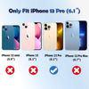 Picture of QHOHQ 3 Pack Screen Protector for iPhone 13 Pro 6.1 Inch with 3 Pack Tempered Glass Camera Lens Protector, Ultra HD, 9H Hardness, Scratch Resistant - Case Friendly [Not fit iPhone 13 Pro Max 6.7"]