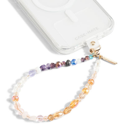 Picture of Case-Mate Phone Charm with Beaded Boho Crystals - Detachable Phone Lanyard, Hands-Free Wrist Strap, Adjustable Phone Strap Grip for Women - iPhone 14 Pro Max/ 13 Pro Max/ 12 Pro Max/ 11 - Boho Crystal
