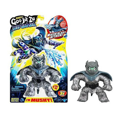 Picture of Heroes of Goo Jit Zu Deep Goo Sea Mantara Hero Pack. Super Mushy, Goo Filled Toy. with Water Blast Attack Feature. Stretch Him 3 Times His Size!