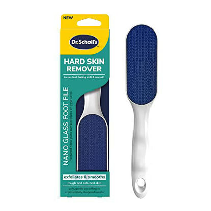 Picture of Dr. Scholl's Hard Skin Remover Nano Glass Foot File - Foot Callus Remover, Durable Foot Scrubber, Dead Skin Remover, Hygienic Pedicure Tool, Long Lasting Foot Buffer, Soft Smooth Feet