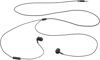 Picture of Amazon Basics In Ear Wired Headphones, Earbuds with Microphone No Wireless Technology, Black, 0.96 x 0.56 x 0.64in