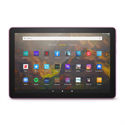 Picture of Amazon Fire HD 10 tablet, 10.1", 1080p Full HD, 32 GB, latest model (2021 release), Lavender