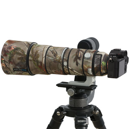 Picture of Rolanpro Waterproof Lens Cover Camouflage Rain Cover for Sony FE 200-600mm F5.6-6.3 G OSS Lens Protective Case Guns Clothing-#20 Jungle Waterproof
