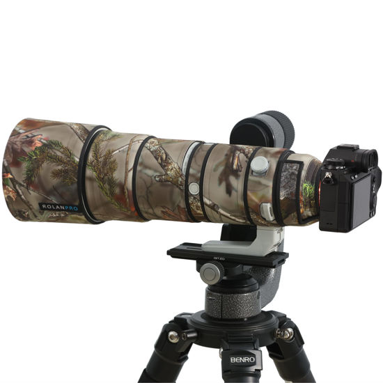 Picture of Rolanpro Waterproof Lens Cover Camouflage Rain Cover for Sony FE 200-600mm F5.6-6.3 G OSS Lens Protective Case Guns Clothing-#20 Jungle Waterproof