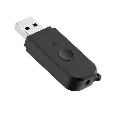 Picture of 2 in 1 Bluetooth V5.3 Transmitter Receiver, USB Bluetooth Adapter, Wireless Audio Transmitter for TV to Bluetooth Headphones, Low Latency, Power by USB for TV/PC Home/Car Sound System