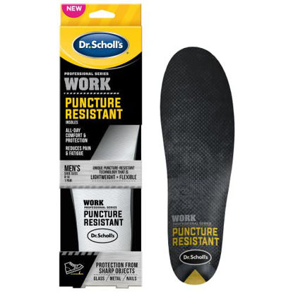 Picture of Dr. Scholl's Professional Series Work Puncture Resistant Insoles, Men's 8-14, Trim to Fit