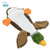 Picture of Best Pet Supplies 2-in-1 Stuffless Squeaky Dog Toys with Soft, Durable Fabric for Small, Medium, and Large Pets, No Stuffing for Indoor Play, Holds a Plastic Bottle - 1Wild Duck, Large