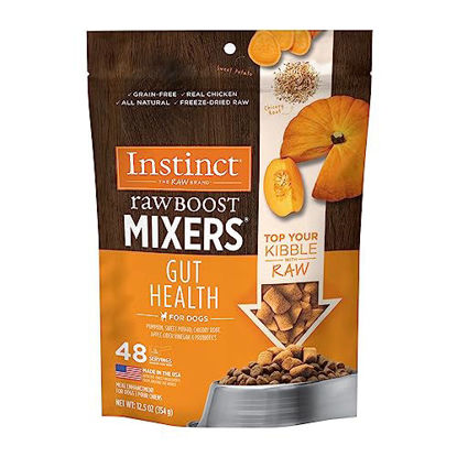 Picture of Instinct Raw Boost Mixers Freeze Dried Raw Dog Food Topper, Grain Free Dog Food Topper with Functional Ingredients 12.5 Ounce (Pack of 1)