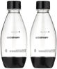Picture of SodaStream 0.5L Slim Black Carbonating Bottles (Pack of 2)