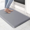 Picture of KitchenClouds Kitchen Mat Cushioned Anti Fatigue Rug 17.3"x28" Waterproof Non Slip Standing Desk Mat Comfort Floor Mats for Kitchen House Sink Office (Grey)