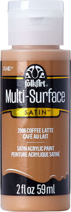 Picture of FolkArt Multi-Surface Paint in Assorted Colors (2 oz), 2906, Coffee Latte