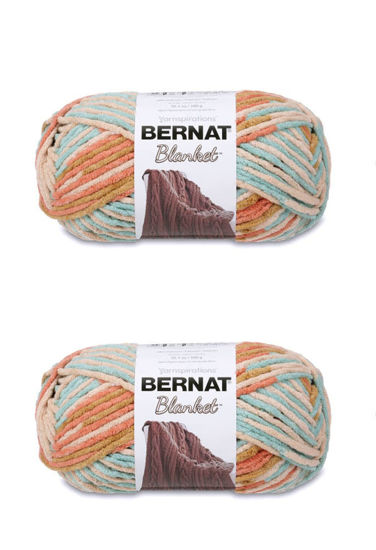 Picture of Bernat Blanket Sailor's Delight Yarn - 2 Pack of 300g/10.5oz - Polyester - 6 Super Bulky - 220 Yards - Knitting/Crochet