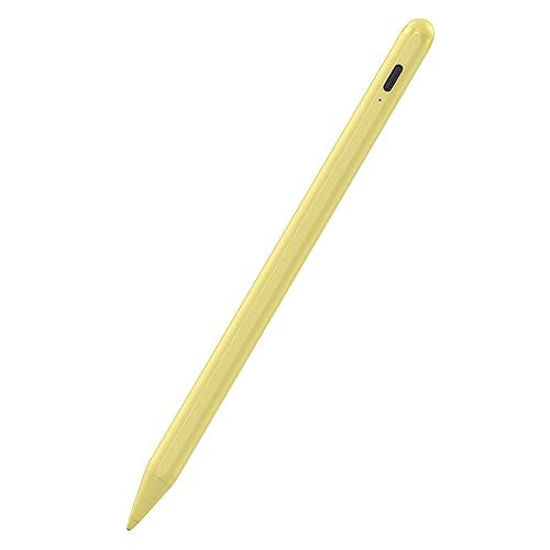 Picture of Stylus Pen for iPad 9th&10th Generation-2X Fast Charge Active Pencil Compatible with 2018-2023 Apple iPad Pro11&12.9 inch, iPad Air 3/4/5,iPad 6-10,iPad Mini 5/6 Gen-Yellow