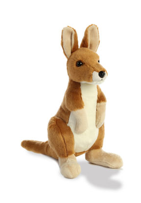 Picture of Aurora® Adorable Flopsie™ Kangaroo Stuffed Animal - Playful Ease - Timeless Companions - Brown 12 Inches
