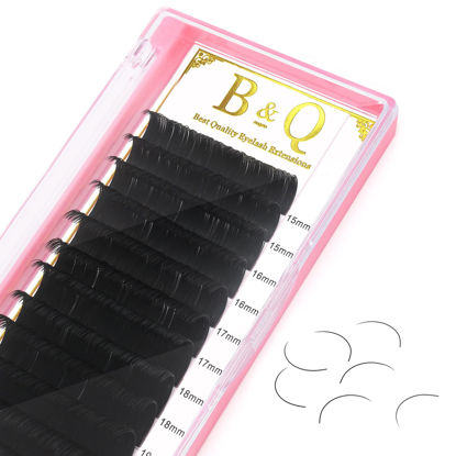Picture of Classic Eyelash Extensions D-0.07-15-20MIX Classic Lash Extensions .07 Individual Lash Extensions D Curl Handmade Classic Lashes(D-0.07, 15-20 MIX)