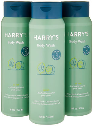 Picture of Harry's Men's Body Wash Shower Gel - Shiso, 16 Fl Oz (Pack of 3)