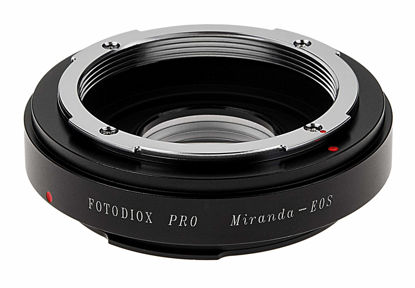 Picture of Fotodiox Pro Lens Mount Adapter, for Miranda (MIR) Lens to Canon EOS EF Mount DSLR Camera Body