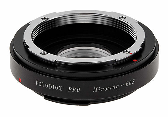 Picture of Fotodiox Pro Lens Mount Adapter, for Miranda (MIR) Lens to Canon EOS EF Mount DSLR Camera Body