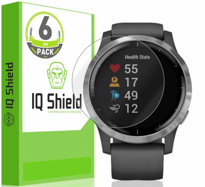 Picture of IQShield Screen Protector Compatible with Garmin Vivoactive 4 (45mm)(6-Pack) LiquidSkin Anti-Bubble Clear Film