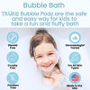 Picture of TruKid Bubble Podz Bubble Bath for Baby & Kids, Gentle Refreshing Bath Bomb for Sensitive Skin, pH Balance 7 for Eye Sensitivity, Natural Moisturizers and Ingredients, Eucalyptus