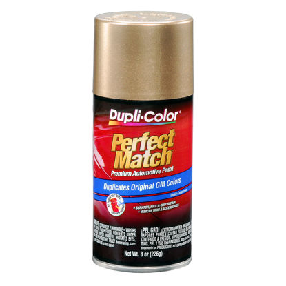 Picture of Dupli-Color EBGM04917 Perfect Match Automotive Spray Paint - General Motors Gold Metallic, 60 WA398E - 8 oz. Aerosol Can