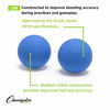 Picture of Champion Sports Colored Lacrosse Balls: Blue Official Size Sporting Goods Equipment for Professional, College & Grade School Games, Practices & Recreation - NCAA, NFHS and SEI Certified - 1 Pack