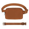 Picture of VOROLO Waist Pack for Running Fanny Pack for Women and Men Crossbody Belt Bag Bum Bag with Adjustable Strap for Sports Brown with rope