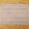 Picture of MicoYang Silicone Dish Drying Mat for Multiple Usage,Easy clean,Eco-friendly,Heat-resistant Silicone Mat for Kitchen Counter or Sink,Refrigerator or drawer liner Translucent L 16 inches x 12 inches