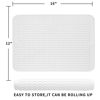 Picture of MicoYang Silicone Dish Drying Mat for Multiple Usage,Easy clean,Eco-friendly,Heat-resistant Silicone Mat for Kitchen Counter or Sink,Refrigerator or drawer liner Translucent L 16 inches x 12 inches