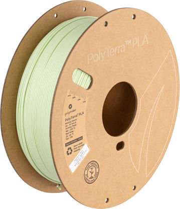 Picture of Polymaker Matte PLA Filament 1.75mm Pastel Mint Green, 1.75 PLA 3D Printer Filament 1kg - PolyTerra 1.75 PLA Filament Matte Green 3D Printing Filament (1 Tree Planted)