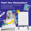 Picture of Artlicious Canvases for Painting - Pack of 48, 5 x 7 Inch Blank White Canvas Boards - 100% Cotton Art Panels for Oil, Acrylic & Watercolor Paint