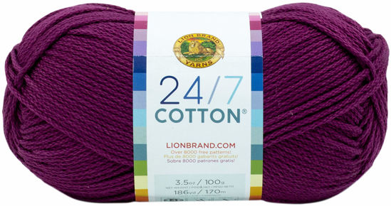 Picture of (1 Skein) 24/7 Cotton® Yarn, Beets