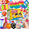 Picture of (60 Pcs) Sensory Fidget Toys Pack, School Classroom Rewards Goodie Bag Party Favors for Kids 3-5 4-8 8-12, Stress Relief & Anxiety Relief Tools Autistic ADHD Toys Holiday Birthday Christmas Gifts