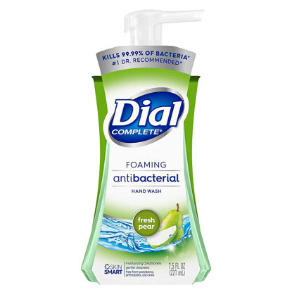 Picture of Dial Complete Antibacterial Foaming Hand Wash, Fresh Pear, 7.5 Ounce