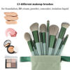 Picture of Makeup Brushes 22 Pcs Makeup Kit,Foundation Brush Eyeshadow Brush Make up Brushes Set (Green, 22 Piece Set Large)