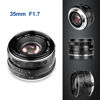 Picture of Meike 35mm F1.7 Large Aperture Manual Focus Prime Fixed Lens APS-C Compatible with Sony E-Mount Mirrorless Cameras NEX 3 3N NEX 5R NEX 6 7 A6600 A6400 A5000 A5100 A6000 A6100 A6300 A6500 A3000