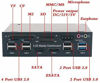 Picture of eoocvt 5.25 inch Multi-Function USB 3.0 Hub CF TF M2 SD MS Card Reader CD-ROM Front Panel Media Dashboard SATA eSATA Audio Headphone Mic