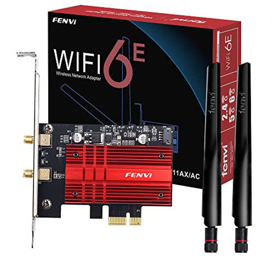 Carte WiFi 6E PCIe AX 5400Mbps, Intel WiFi 6E AX210, Bluetooth 5.2, Carte  WiFi 6 Bluetooth PCIe 6G/5G/2.4G pour PC Windows 11/10(64Bit) : :  Informatique
