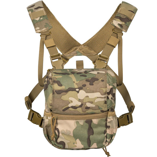 GetUSCart- VISMIX Binocular Harness, Adjustable Binocular Harness Chest Pack  with Rain Cover for Hunting Hiking Shooting