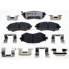 Picture of Raybestos Premium Element3 EHT™ Replacement Front Brake Pad Set for Select Nissan 240SX/Axxess/Sentra/Stanza and Infiniti G20 Model Years (EHT462H)