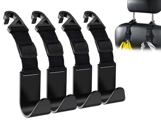 GetUSCart- Flymic Adjustable Car Seat Headrest Hook, Universal Car