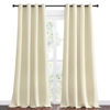 Picture of NICETOWN Beige Room Darkening Curtains 96" Long for Boho Farmhouse Home Decoration, Window Treatment Total Privacy Drape Panels for Bedroom Living Room Guest Room (55" Wide, Set of 2)