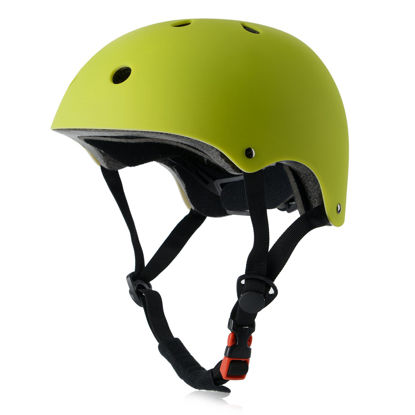 Picture of Kids Bike Helmet, Adjustable and Multi-Sport, from Toddler to Youth, 3 Sizes (Green)